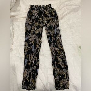 Paisley stretchy pants